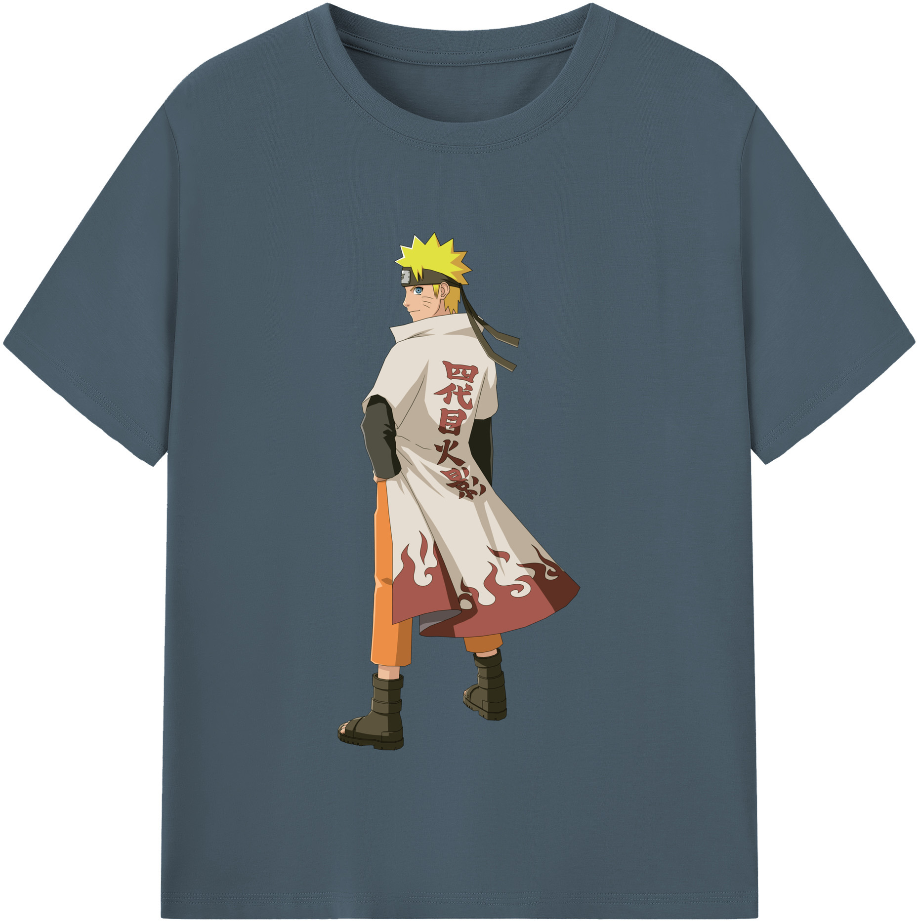 （画像用） NARUTO -ナルト- うずまき ナルト Uzumaki Naruto 綿100％半袖Tシャツ（フロントプリント）